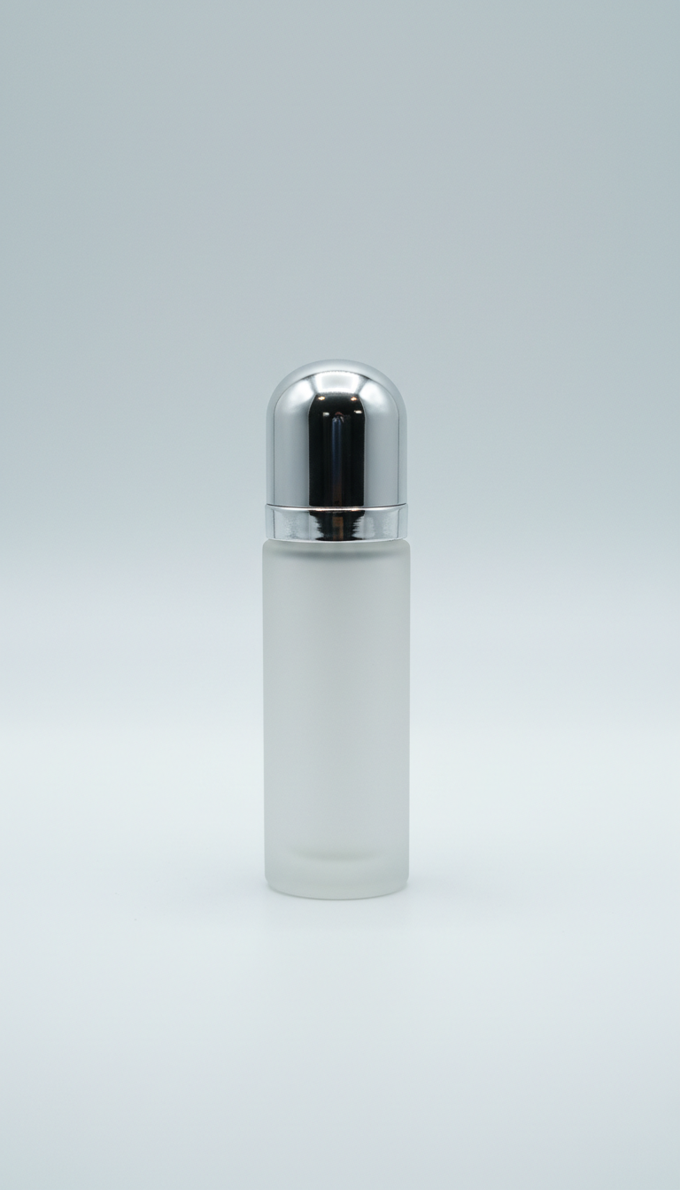 Radiance Eye Elixir frosted glass vial