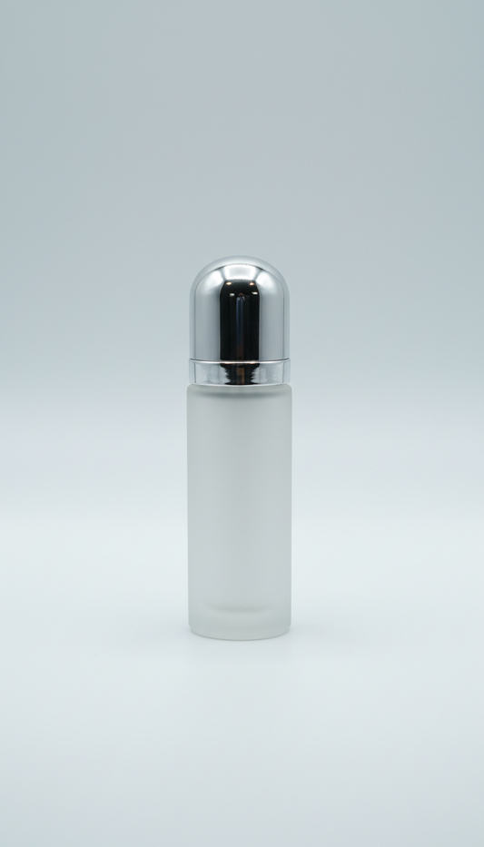 Radiance Eye Elixir frosted glass vial